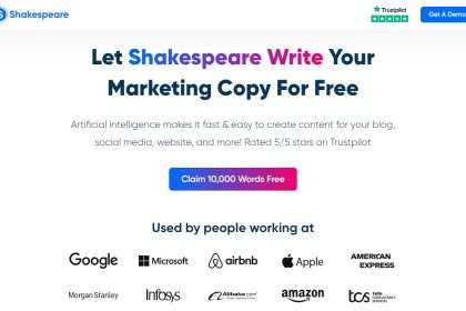 Shakespeare Ai Copy Writing Tool : Pro Or Cons 2023 New Updated