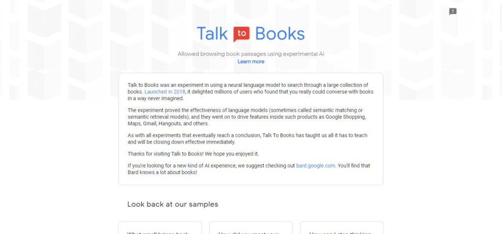 Talk To Books (Best Ai Tools In USA)
