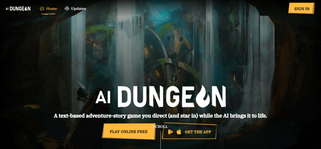 AI Dungeon (Best  Ai Joke Generator Tools To Laugh Out Loud)