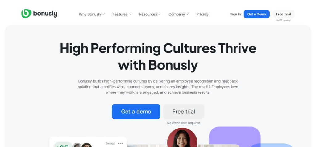 Bonusly (Best Employee Engagement Software )