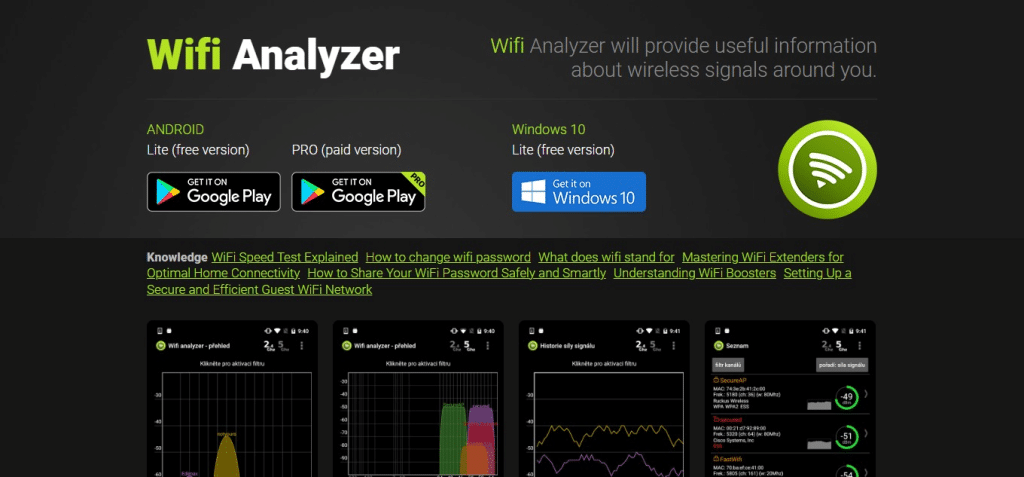 Wi-Fi Analyser (Best Mobile Repairing Software)