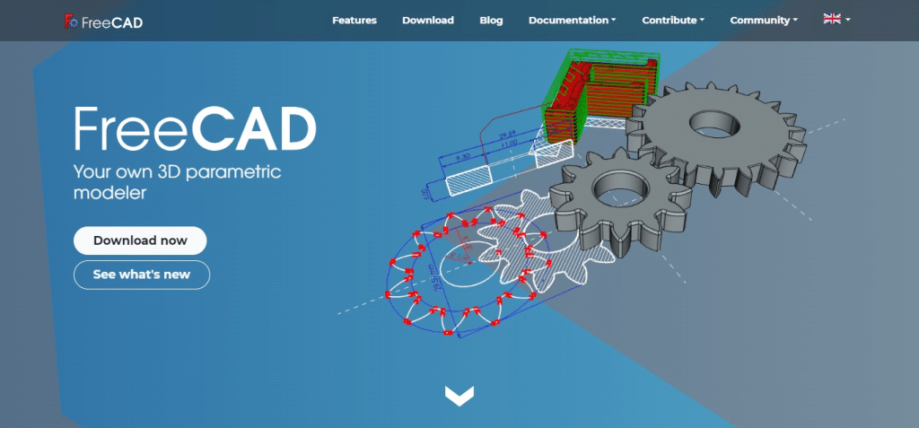  FreeCAD  (Best 3D CAD Software)