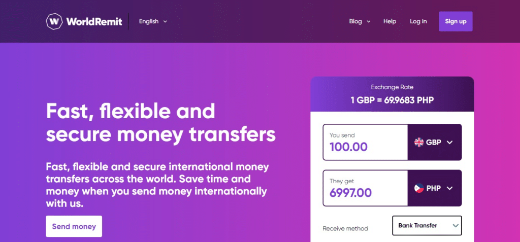 WorldRemit (Best App To Send Money To Nigeria )
