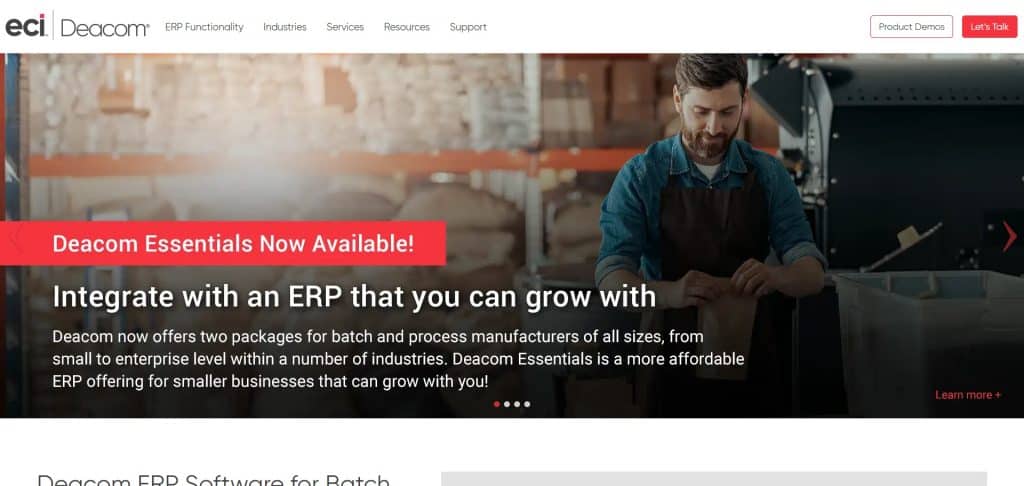 Best Discrete ERP Software