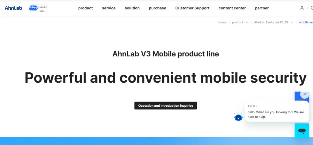 AhnLab V3 Mobile Security (Best Free Security App For Android)