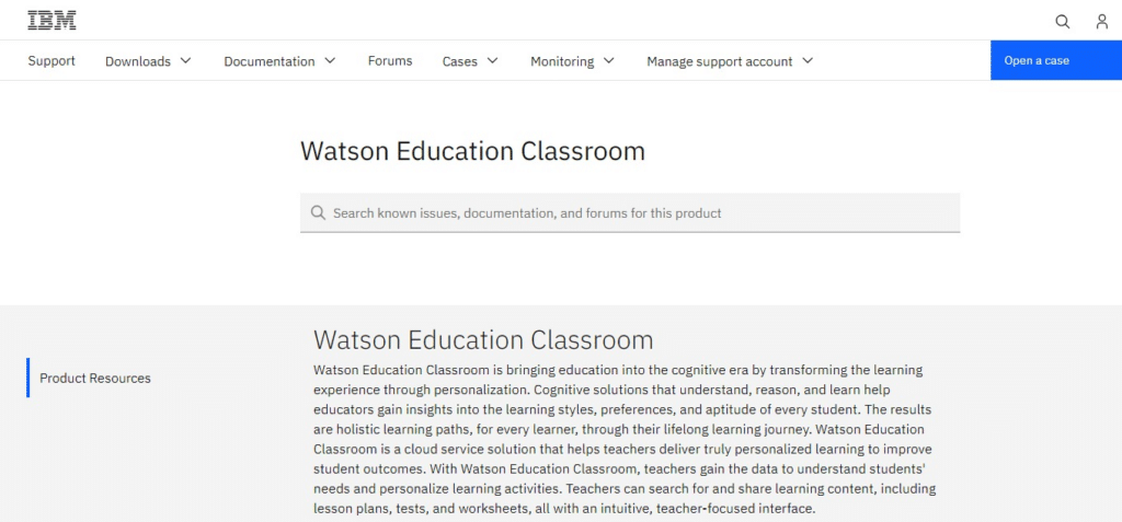 IBM Watson Classroom
