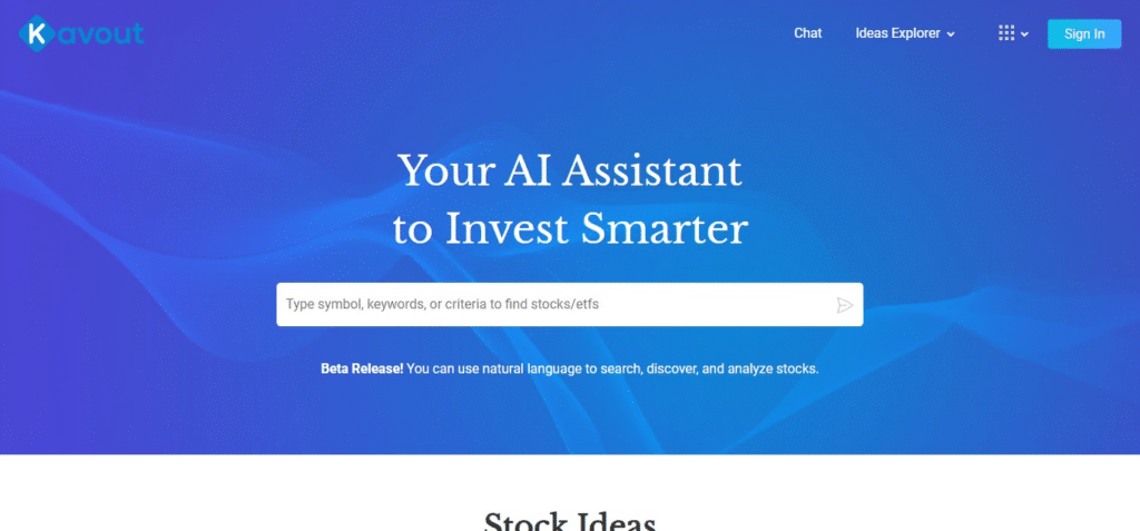 Kavout (Best Ai Stock Trading Bot)