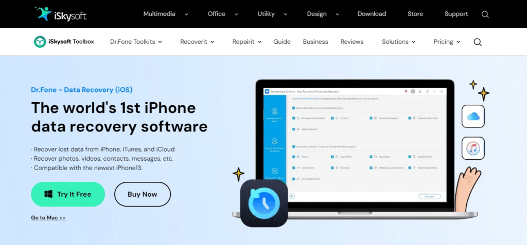 ISkysoft iPhone Data Recovery