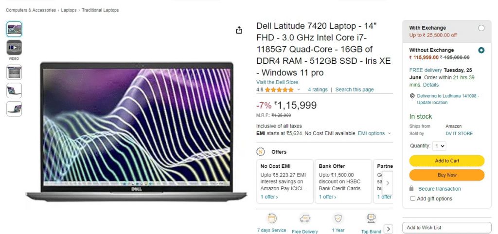 Dell Latitude 7420