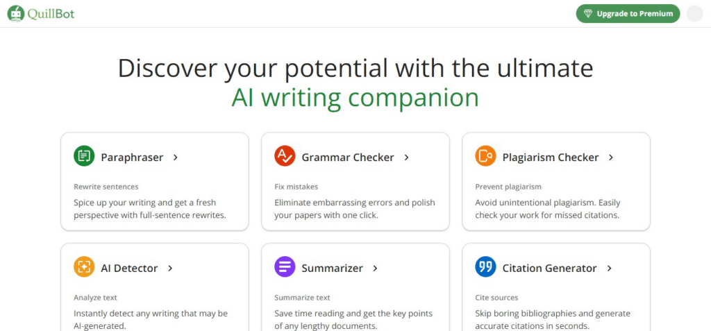 Quillbot AI Tools For Journalists