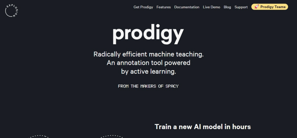 Prodigy by Explosion AI