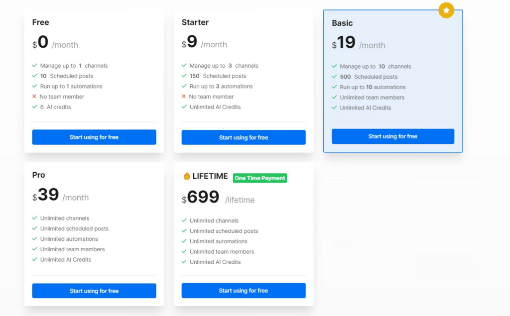 Robopost Ai Offer Simple, Transparent Pricing