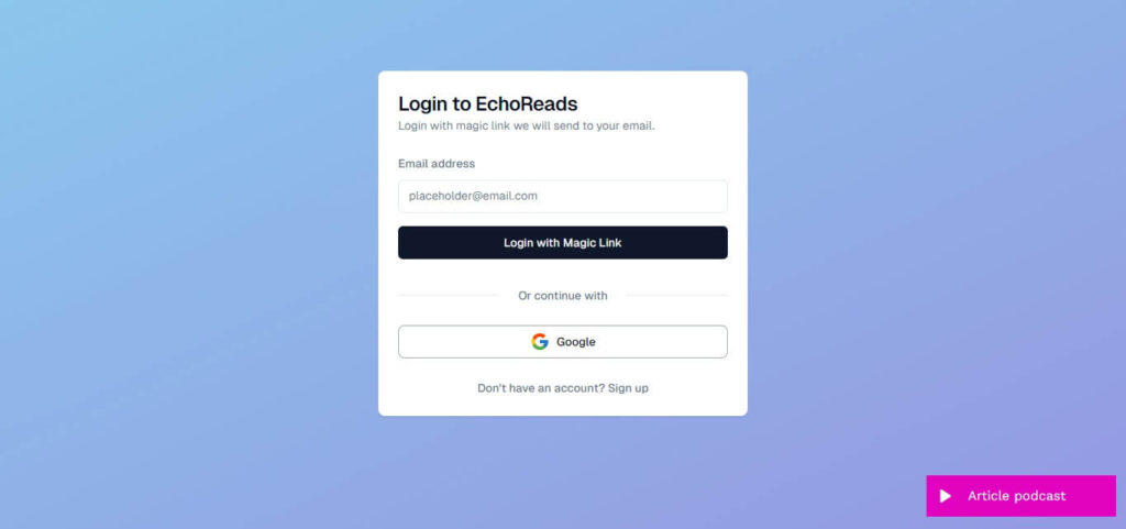 How Can I Register On This Echoreads AI Program ?