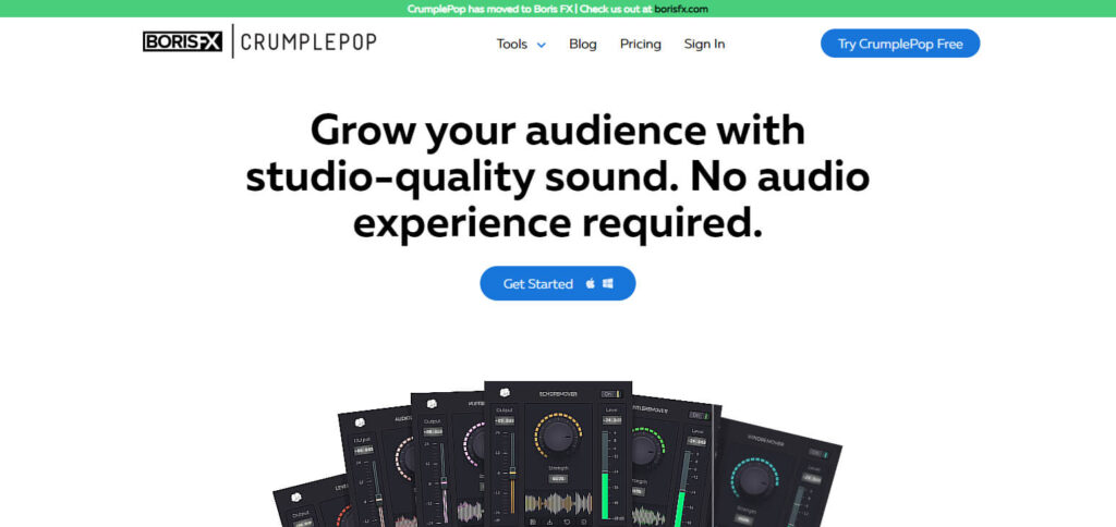 CrumplePop Best Ai Tool For Audio Repair