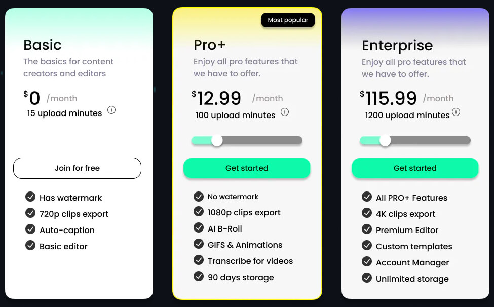 Spikes Studio Ai Offer Simple, Transparent Pricing