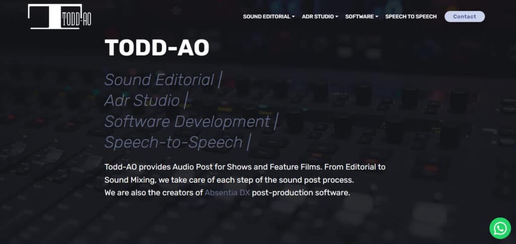 TODD-AO Best Ai Tool For Audio Repair