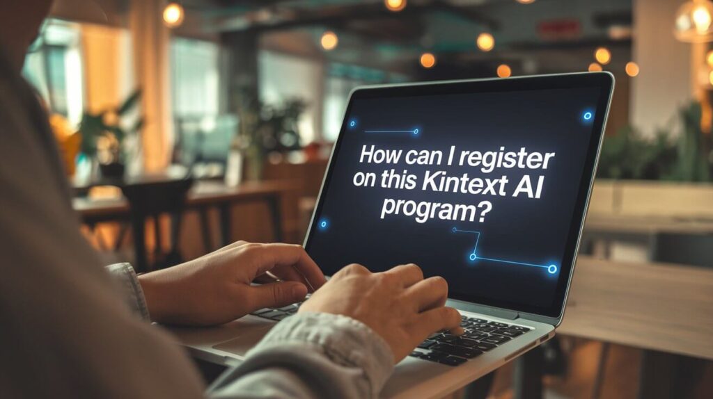 How Can I Register On This Kintext AI Program ?