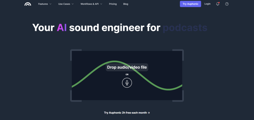 Auphonic Best Ai Tool For Audio Repair