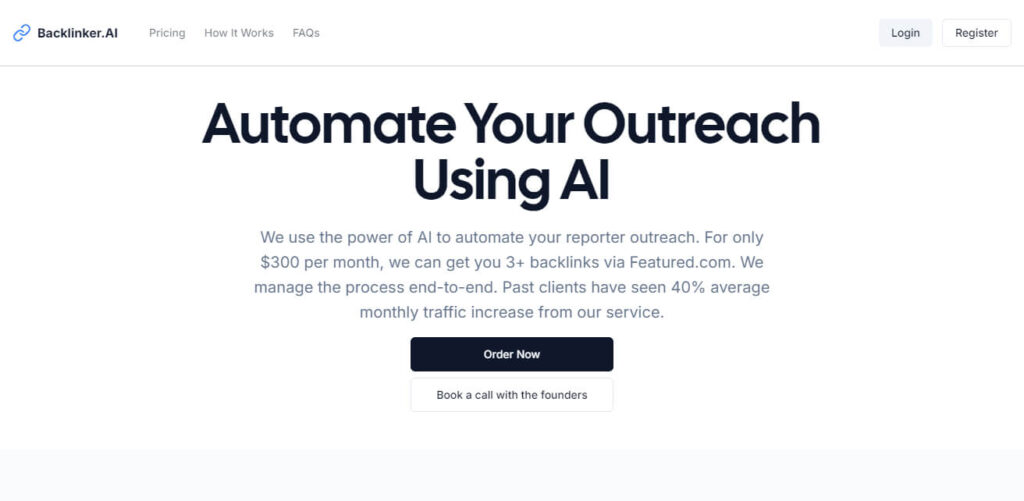 Backlinker.ai  Best Ai Driven Backlink Provider
