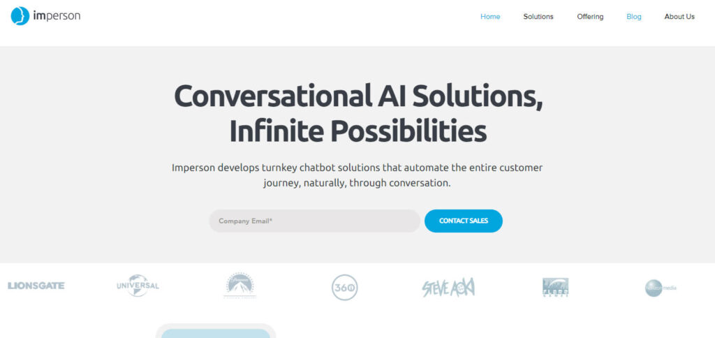 Imperson Best Ai Chatbot In India