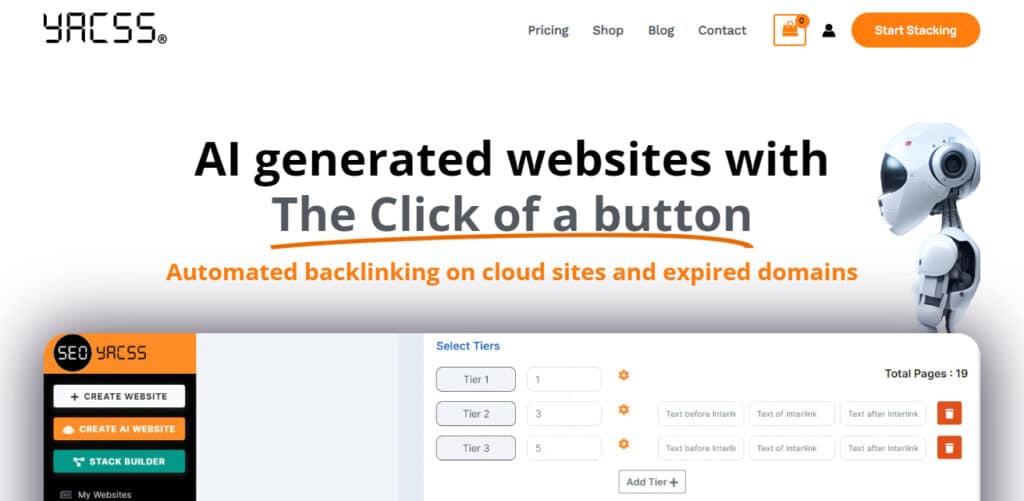 YACSS  Best Ai Driven Backlink Provider