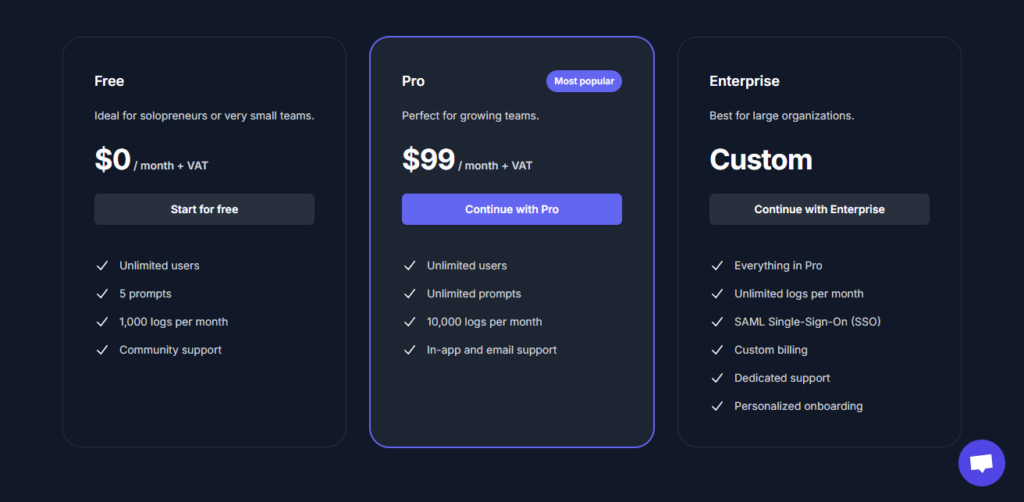 Langtail Ai Offer Simple, Transparent Pricing