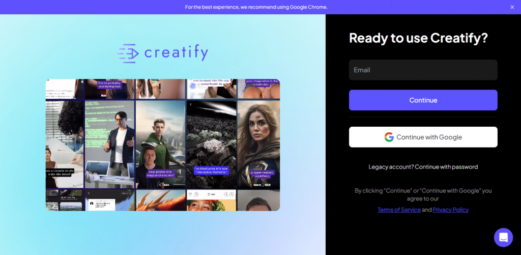 How Can I Register On This Creatify AI Program ?