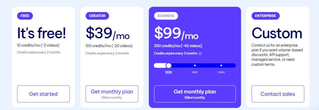 Creatify Ai Offer Simple, Transparent Pricing