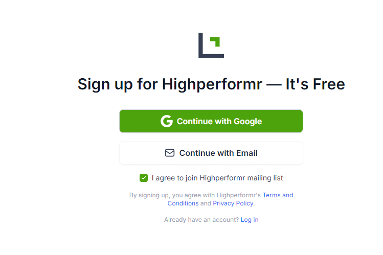 How Can I Register On This Highperformr AI Program?