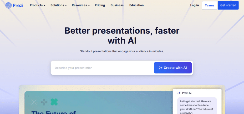 Prezi Best Ai Powerpoint Generator