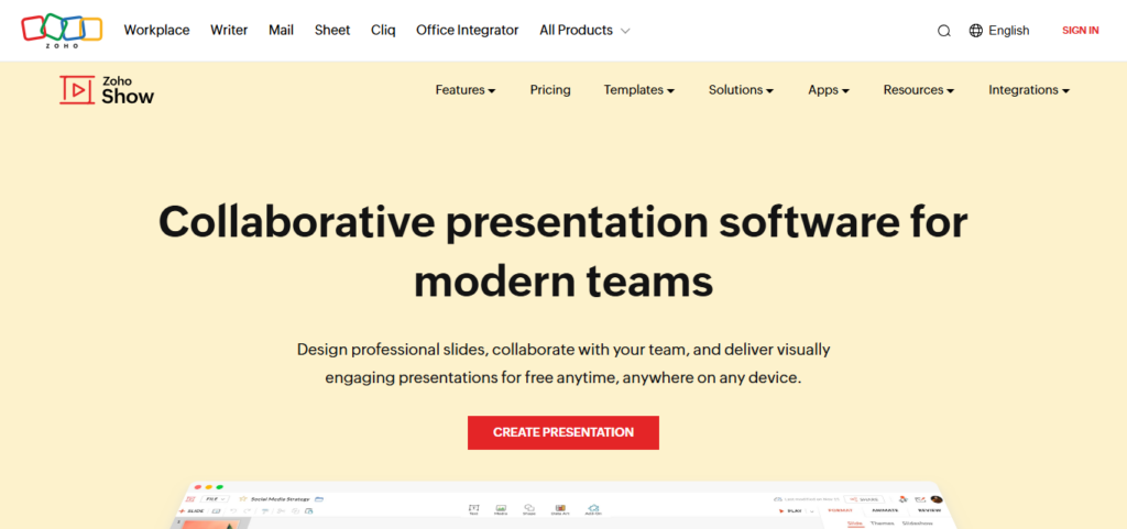 Zoho Show Best Ai Powerpoint Generator