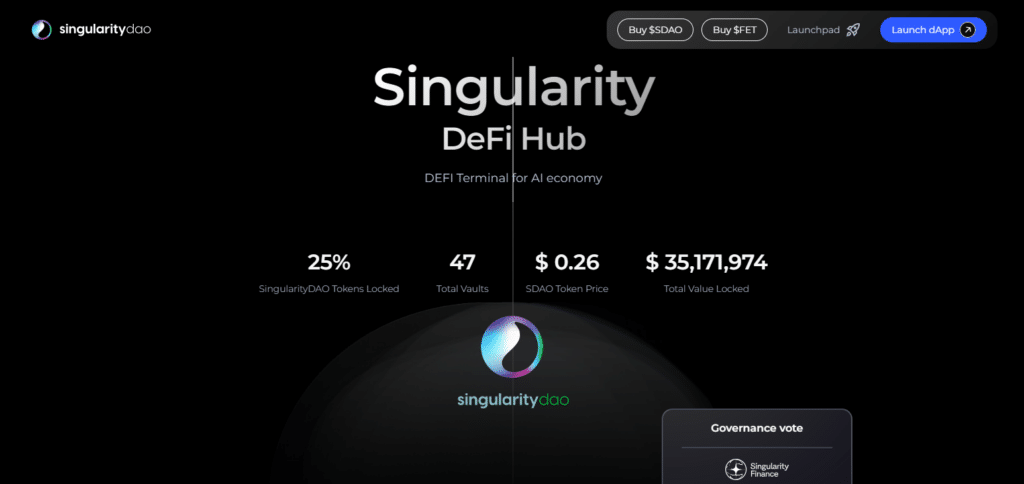 SingularityDAO Best Crypto Ai Tools In 2025