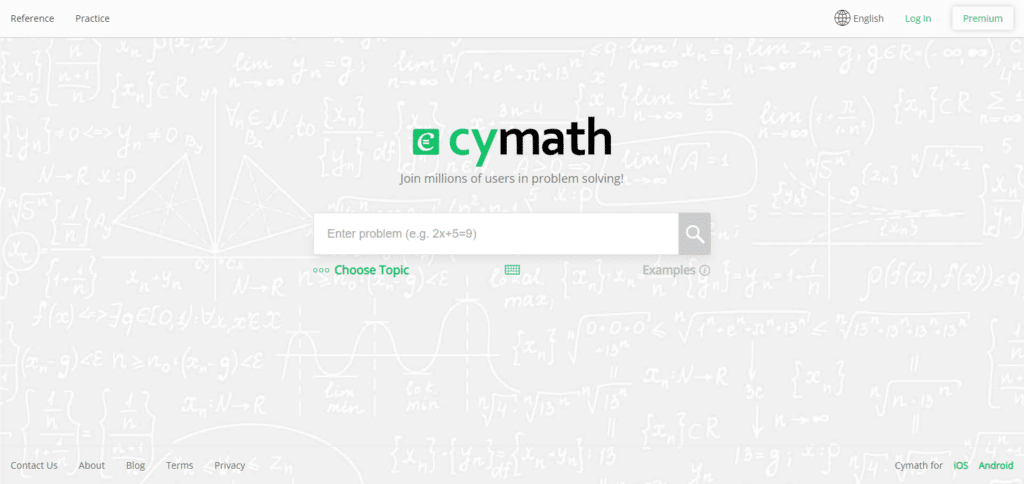 Cymath Best Ai Math Solver Free