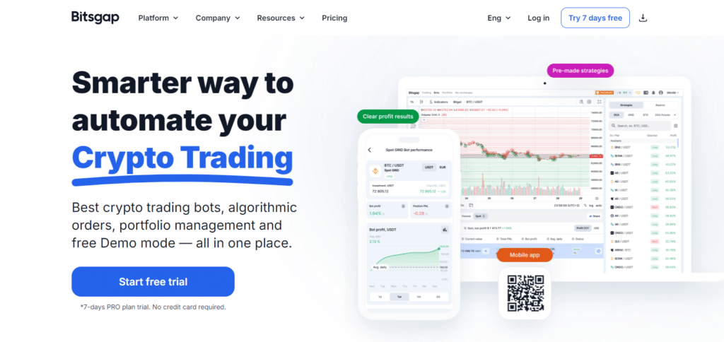 Bitsgap  Best Ai Trading Platform