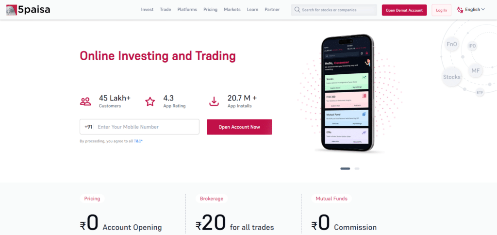 5paisa Best Ai Trading Platform