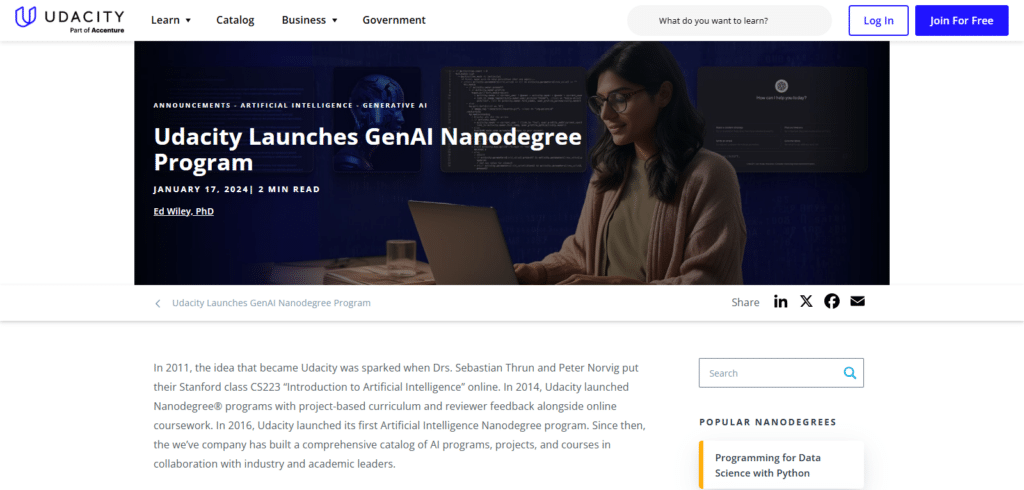 Artificial Intelligence Nanodegree by Udacity