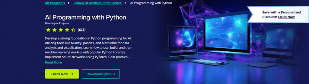 AI Programming with Python by Udacity