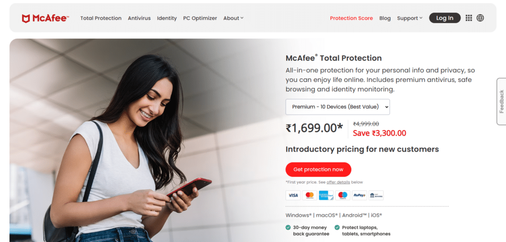 McAfee Total Protection  Best Software For Clearing Malware