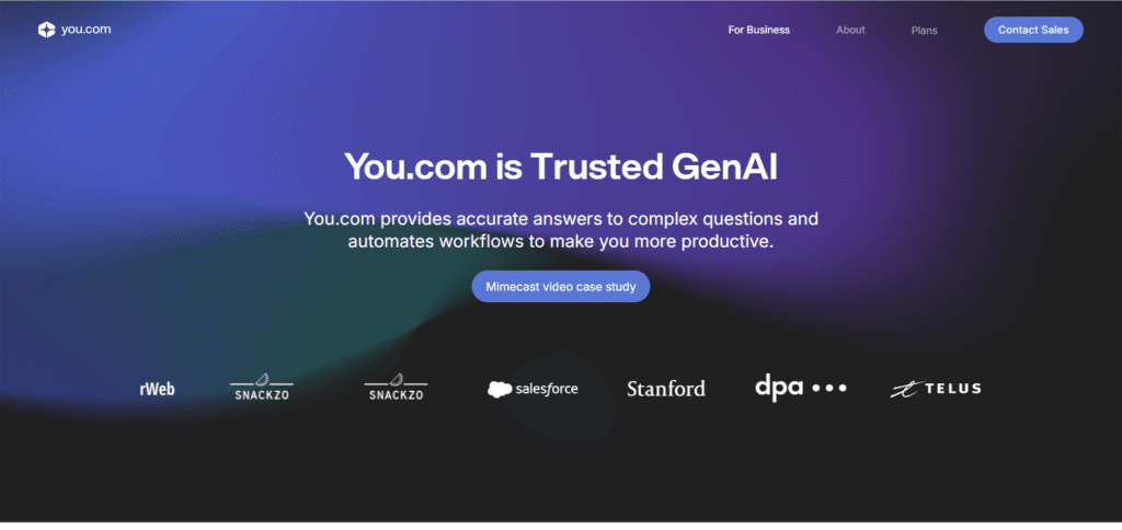 You.com Best Ai Search Engine