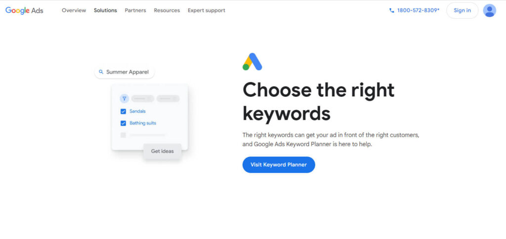 Google Keyword Planner